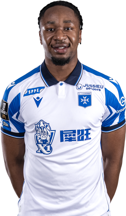 Bryan Okoh, défenseur de l'AJ Auxerre