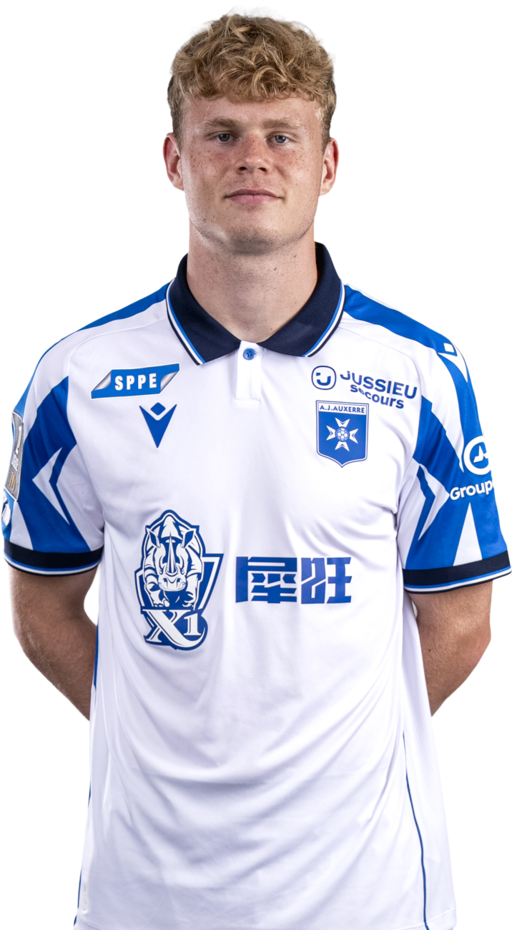 Arthur Piedfort, milieu de l'AJ Auxerre