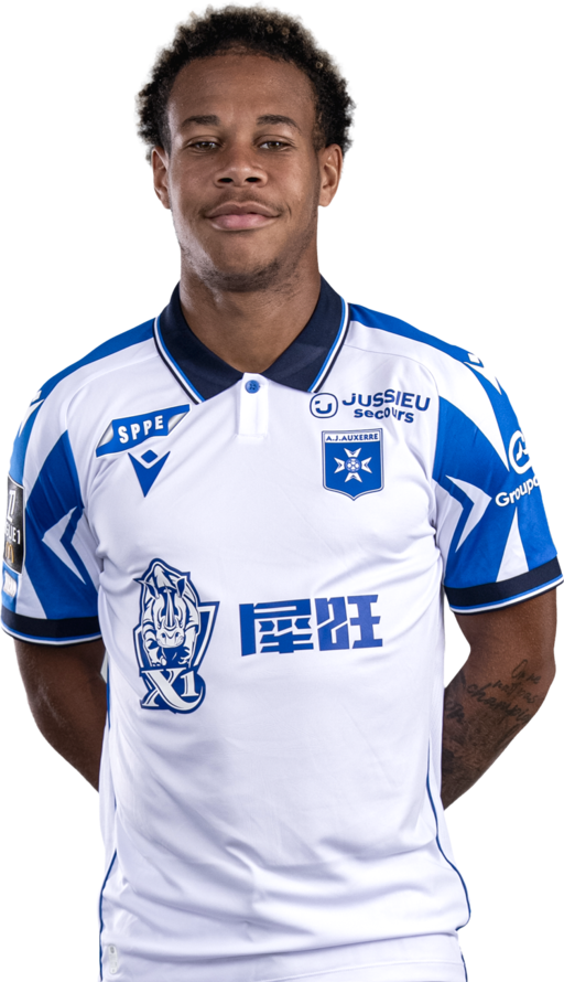 Kévin Danois, milieu de l'AJ Auxerre