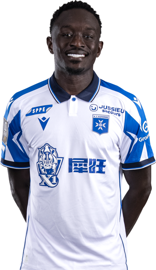 Assane Dioussé, milieu de l'AJ Auxerre