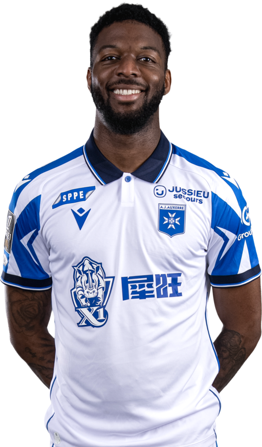 Josué Casimir, attaquant de l'AJ Auxerre
