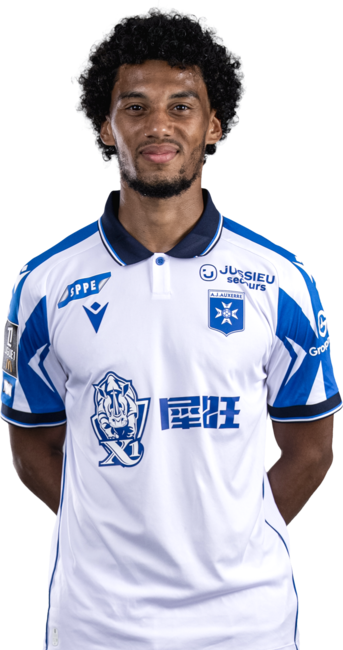 Clément Akpa, défenseur de l'AJ Auxerre